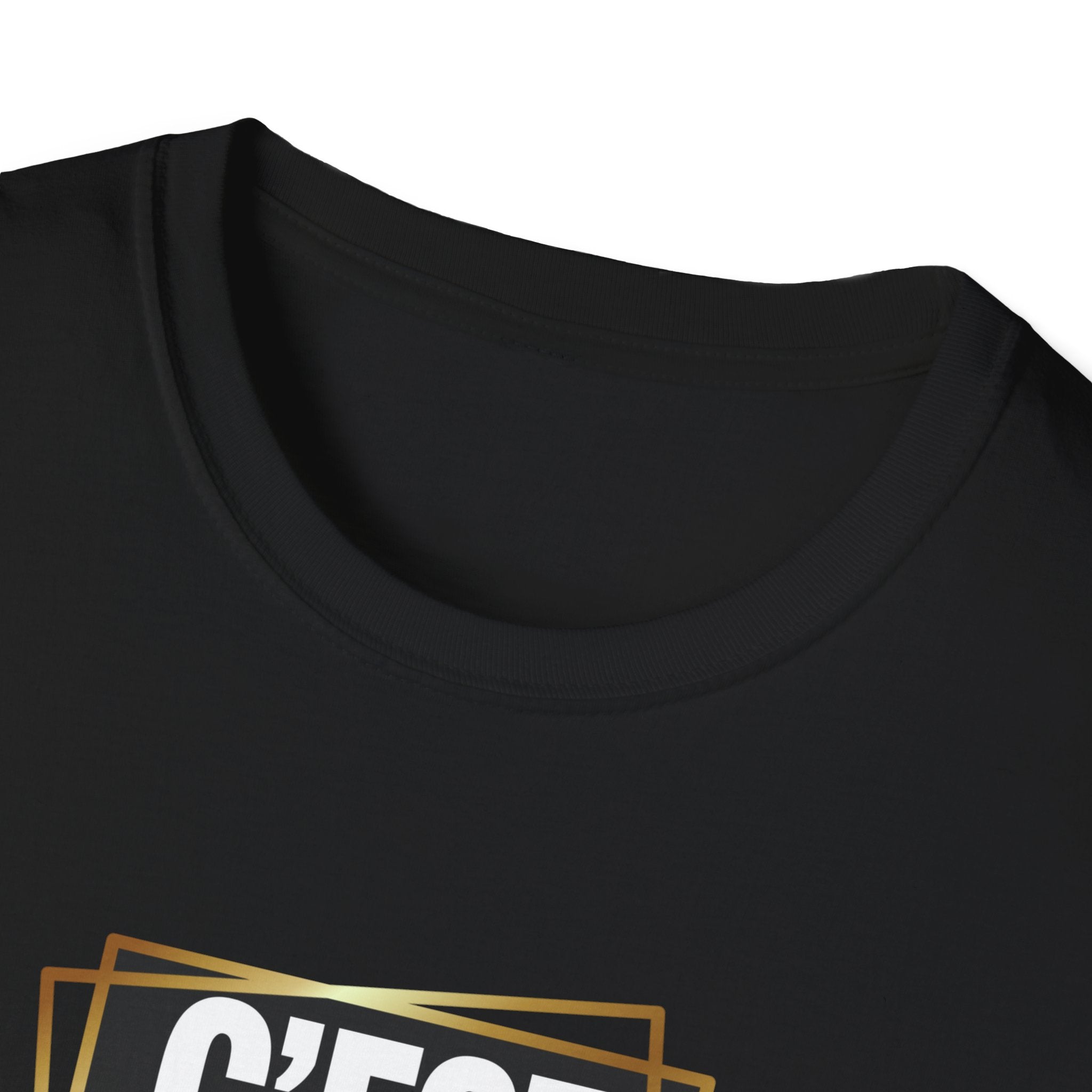 C'EST BON T-Shirt | French Phrase Graphic Tee, Bold Typographic Design
