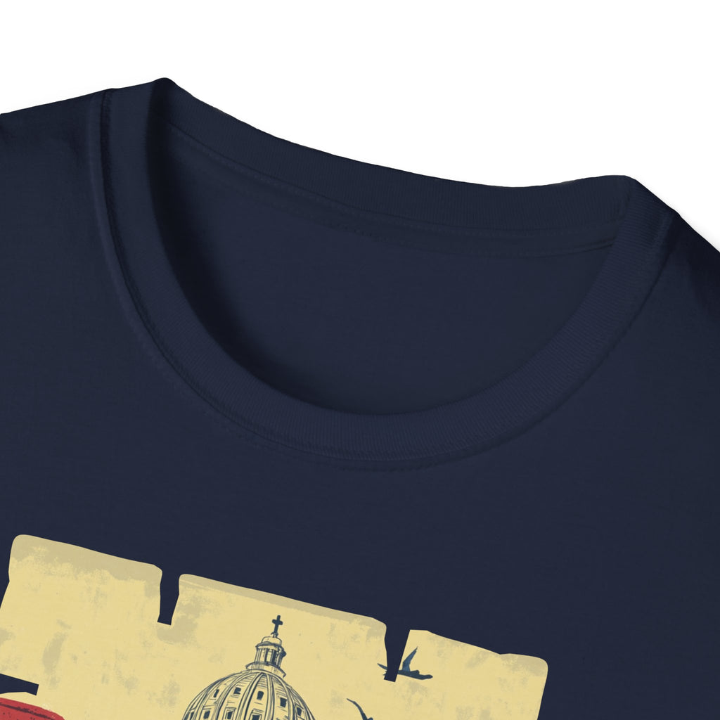 Rome Vintage Skyline T-Shirt | Italian Capitol Landmark Tee