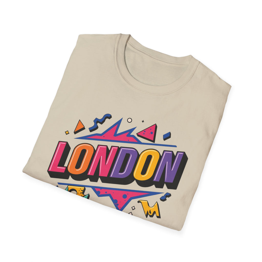 London Pop Art T-Shirt — Colorful Retro City Graphic Tee