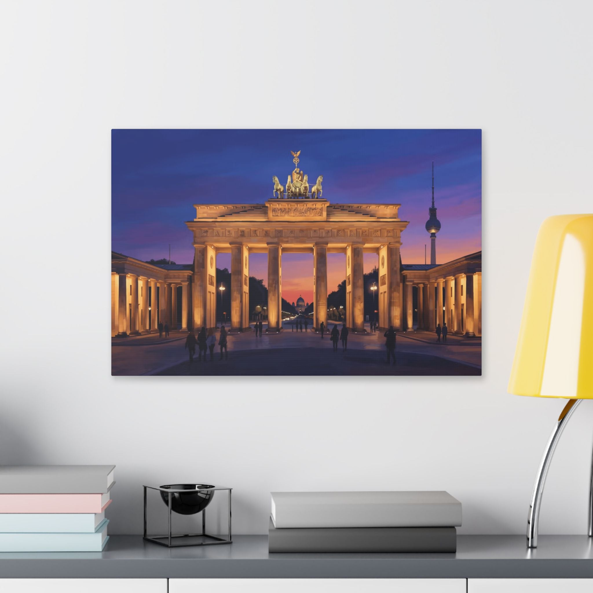 Brandenburg Gate Sunset Canvas Print