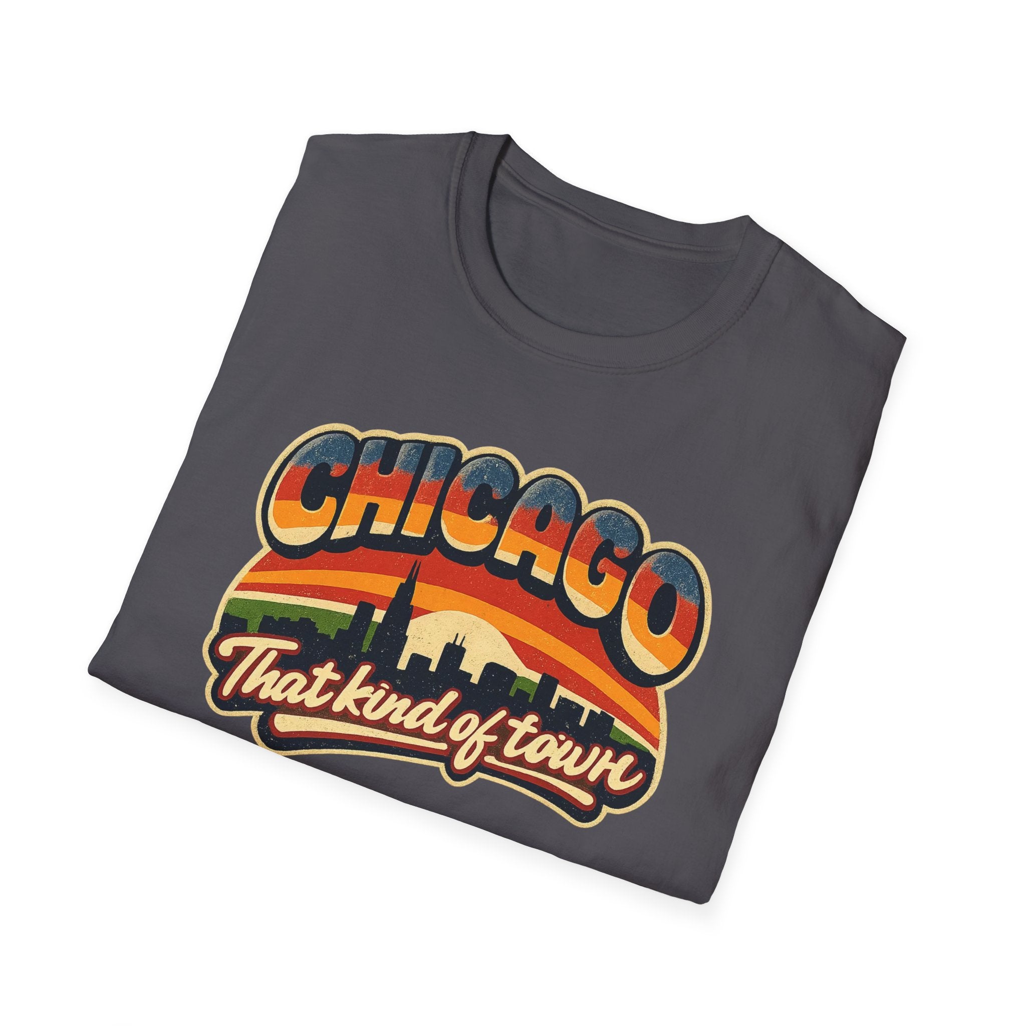 Chicago Retro Skyline T-Shirt — "That Kind of Town" Vintage City Tee