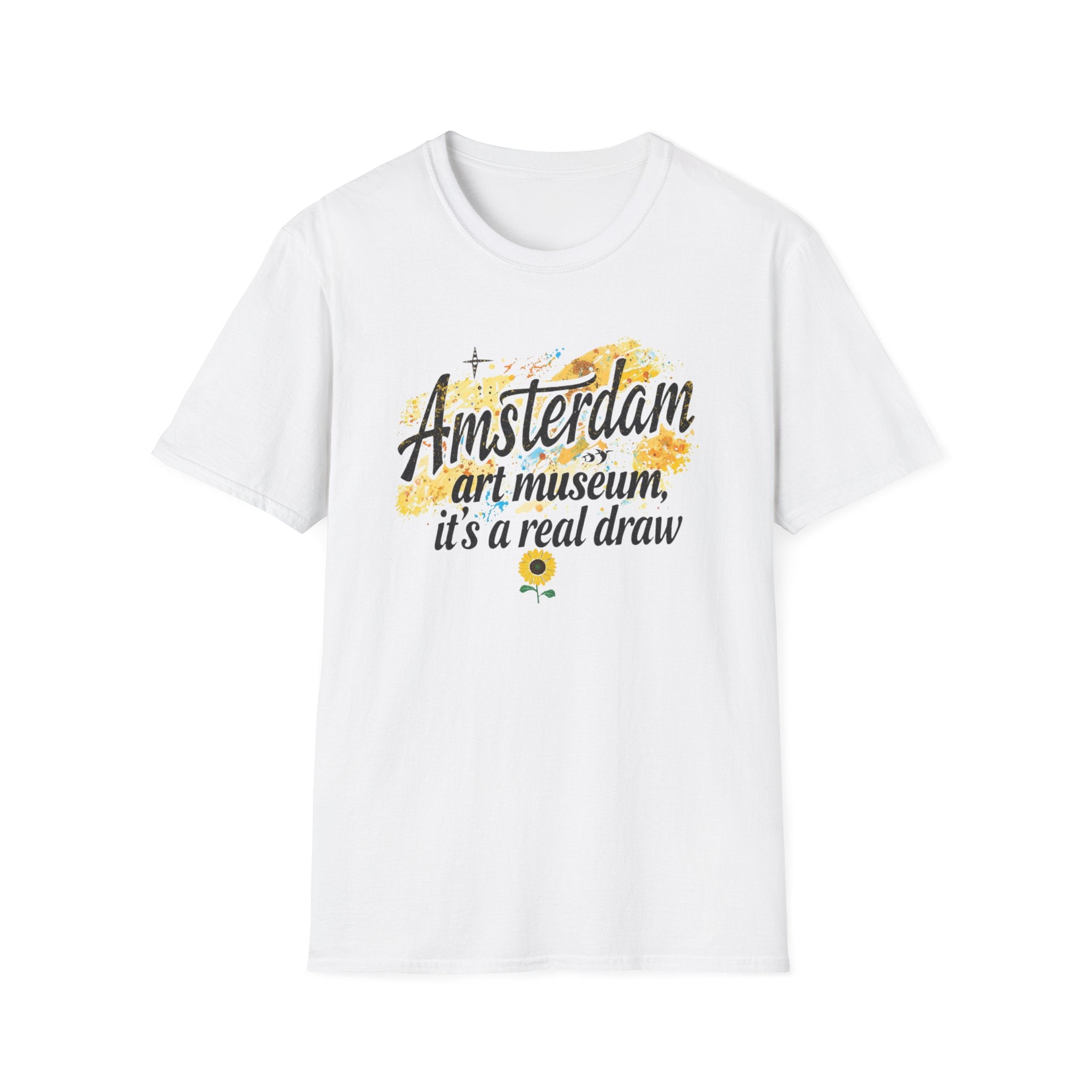 Amsterdam Art Museum T-Shirt — "Amsterdam: art museum, it's a real draw" Travel Tee