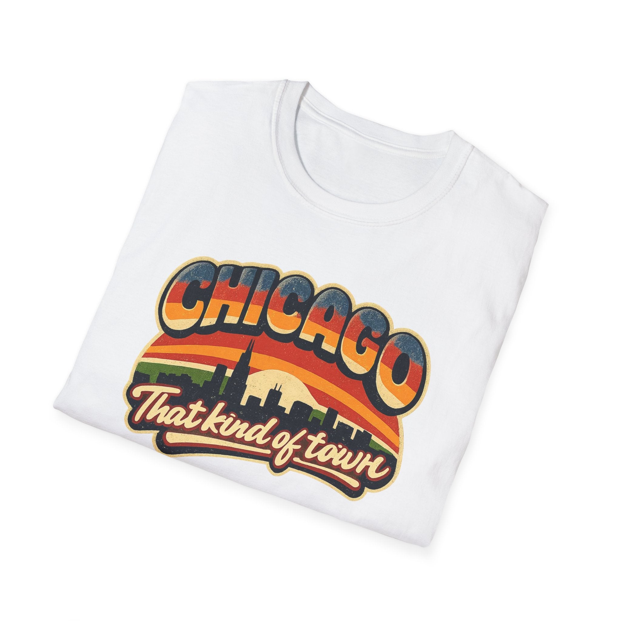 Chicago Retro Skyline T-Shirt — "That Kind of Town" Vintage City Tee