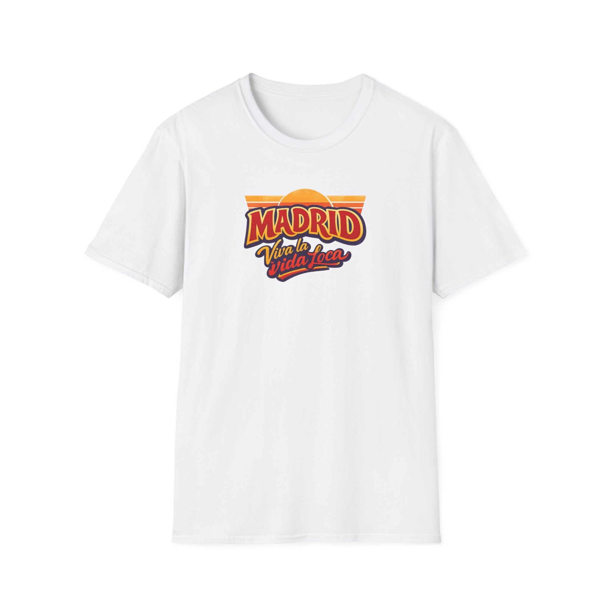 Madrid Viva La Vida Retro Graphic T-Shirt