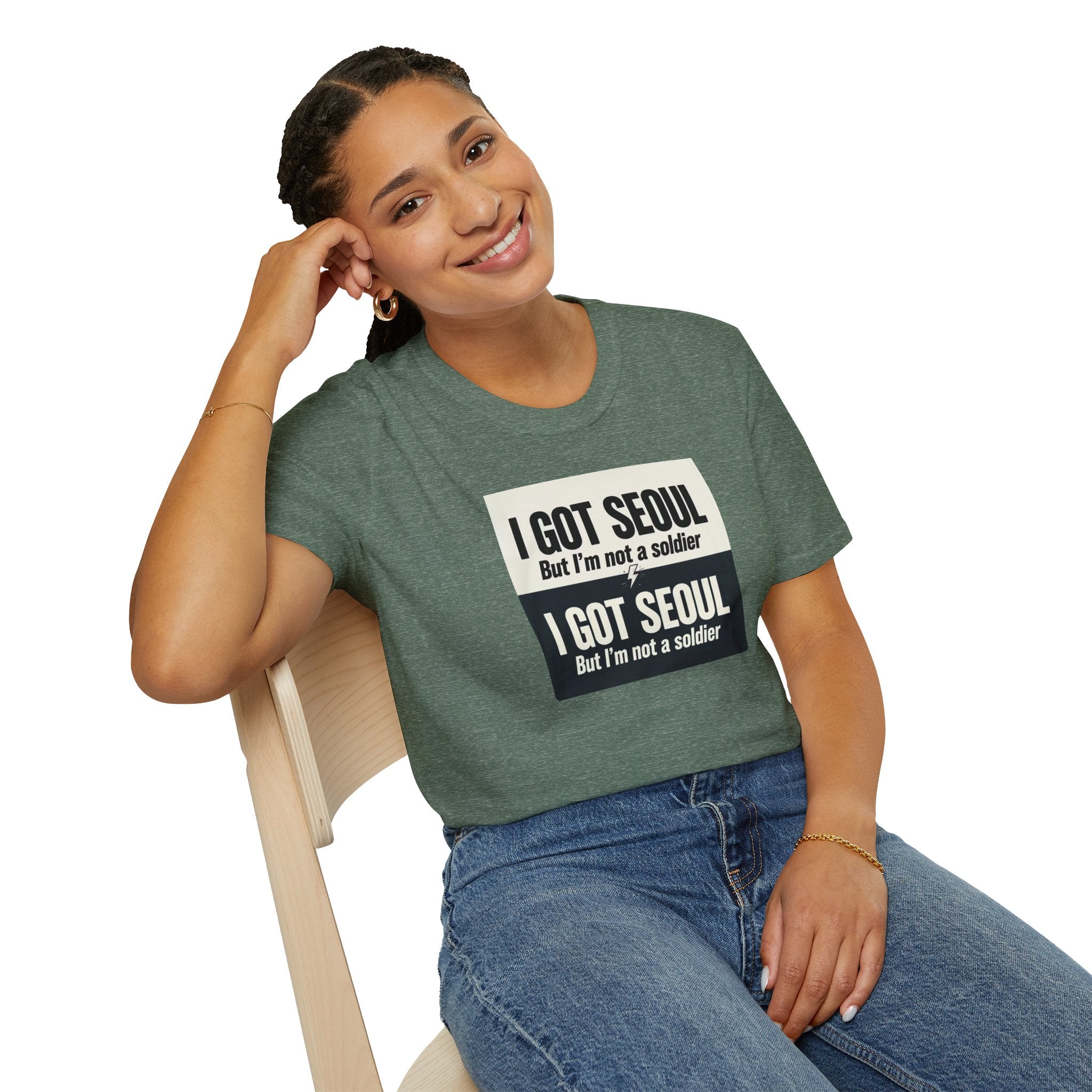 I Got Seoul But I'm Not a Soldier T-Shirt – Seoul Travel Souvenir Tee