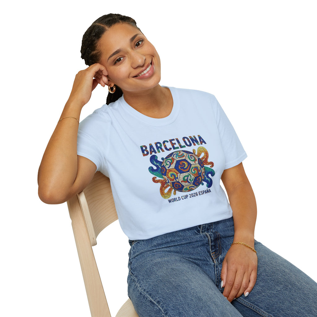Barcelona Octopus T-Shirt — World Cup España 2026 Soccer Fan Tee