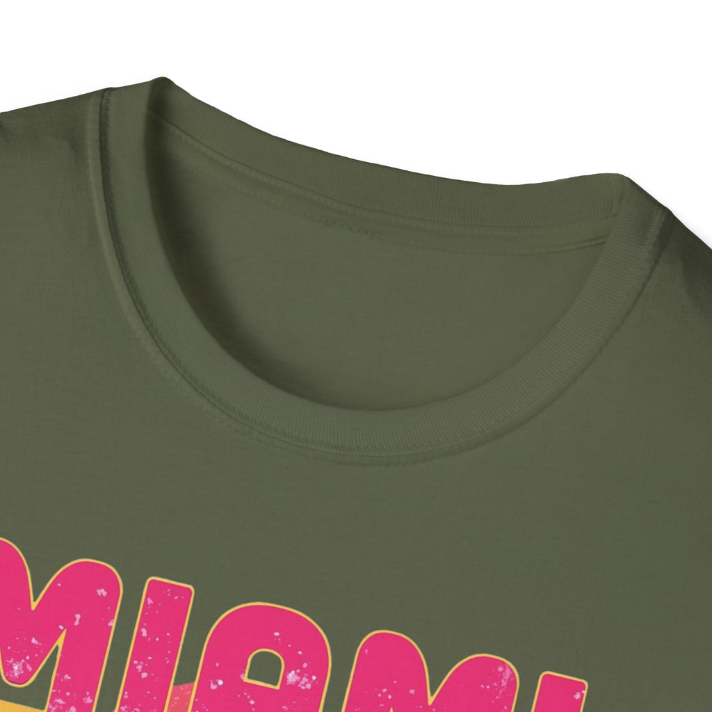 Miami Caliente All Day T-Shirt — Retro Sunset Vacation Tee