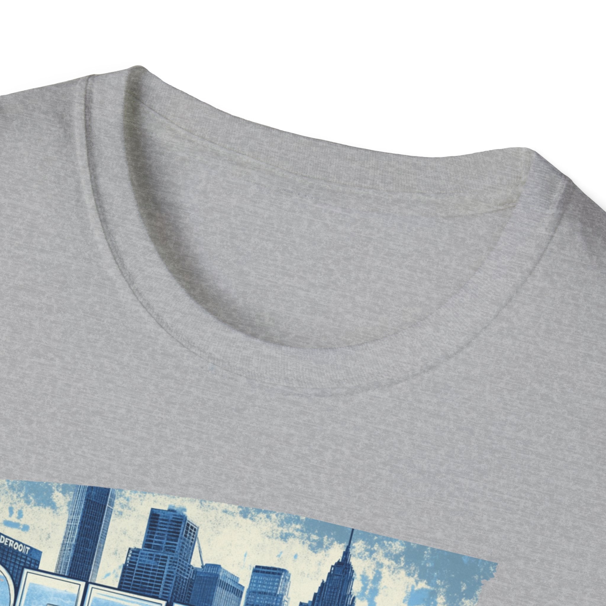 Detroit Skyline Graphic Tee | Detroit City Map, Urban Motor City