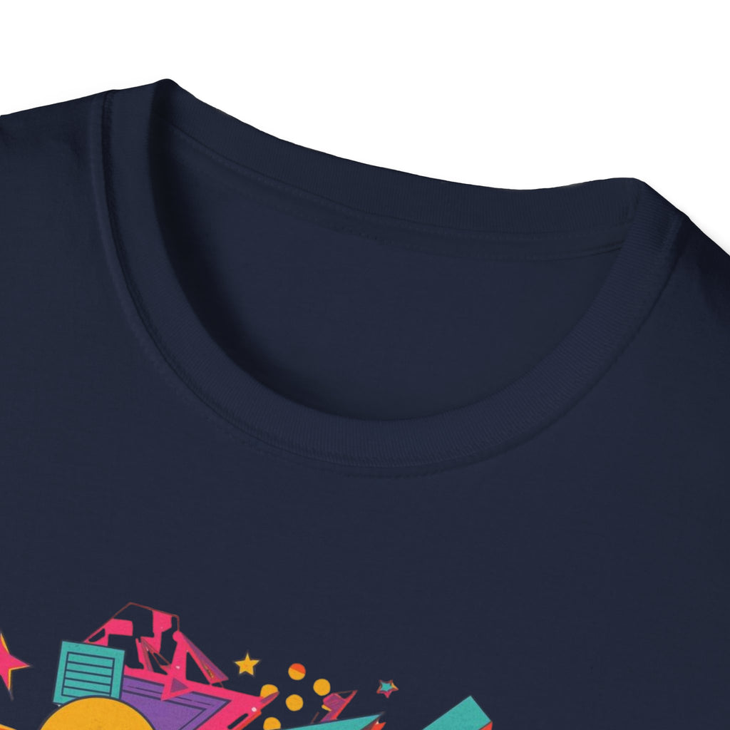 Dublin Retro Graphic T-Shirt — Bright 80s Style City Souvenir