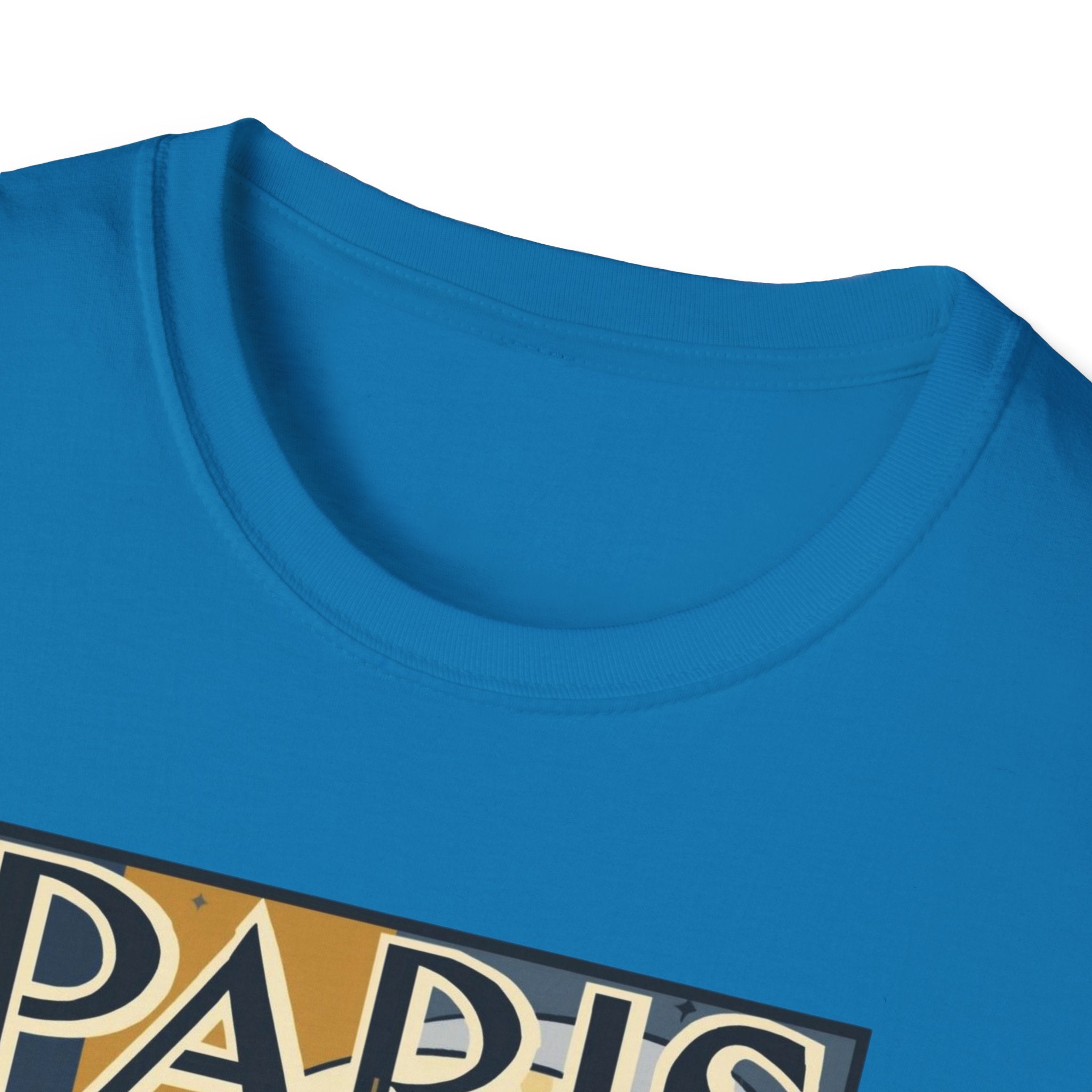 Paris Travel Poster T-Shirt — Retro Art Deco Cityscape Tee