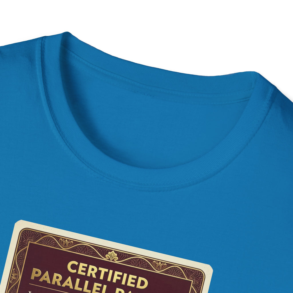 Vintage Airplane T-Shirt — "Certified Parallel Parker" Retro Pilot Tee