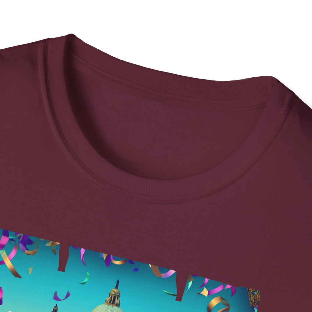 Venice Retro Travel Poster T-Shirt | Italian Canal Gondola Design