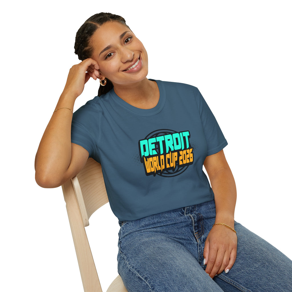 Detroit World Cup 2026 T-Shirt — Retro Soccer Graphic Tee