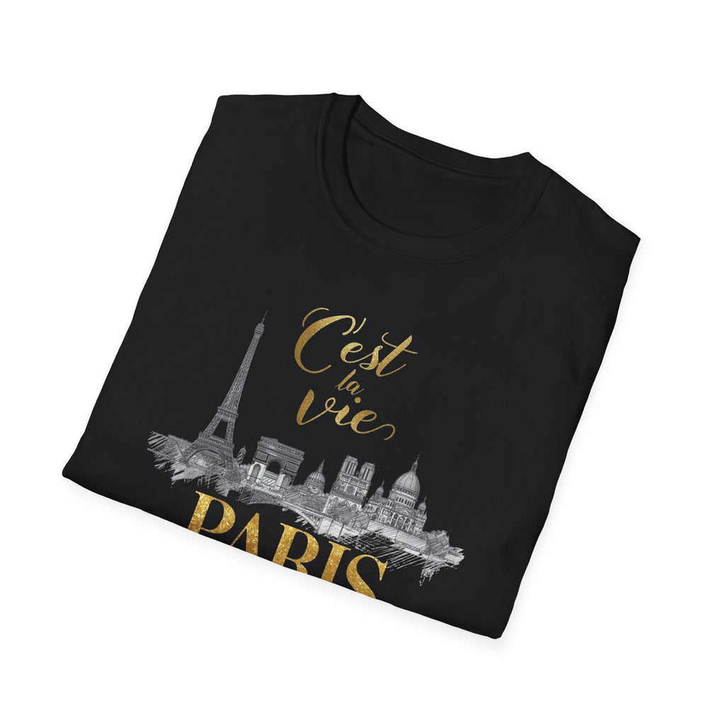 Paris Skyline T-Shirt | C'est la Vie Paris Graphic Tee