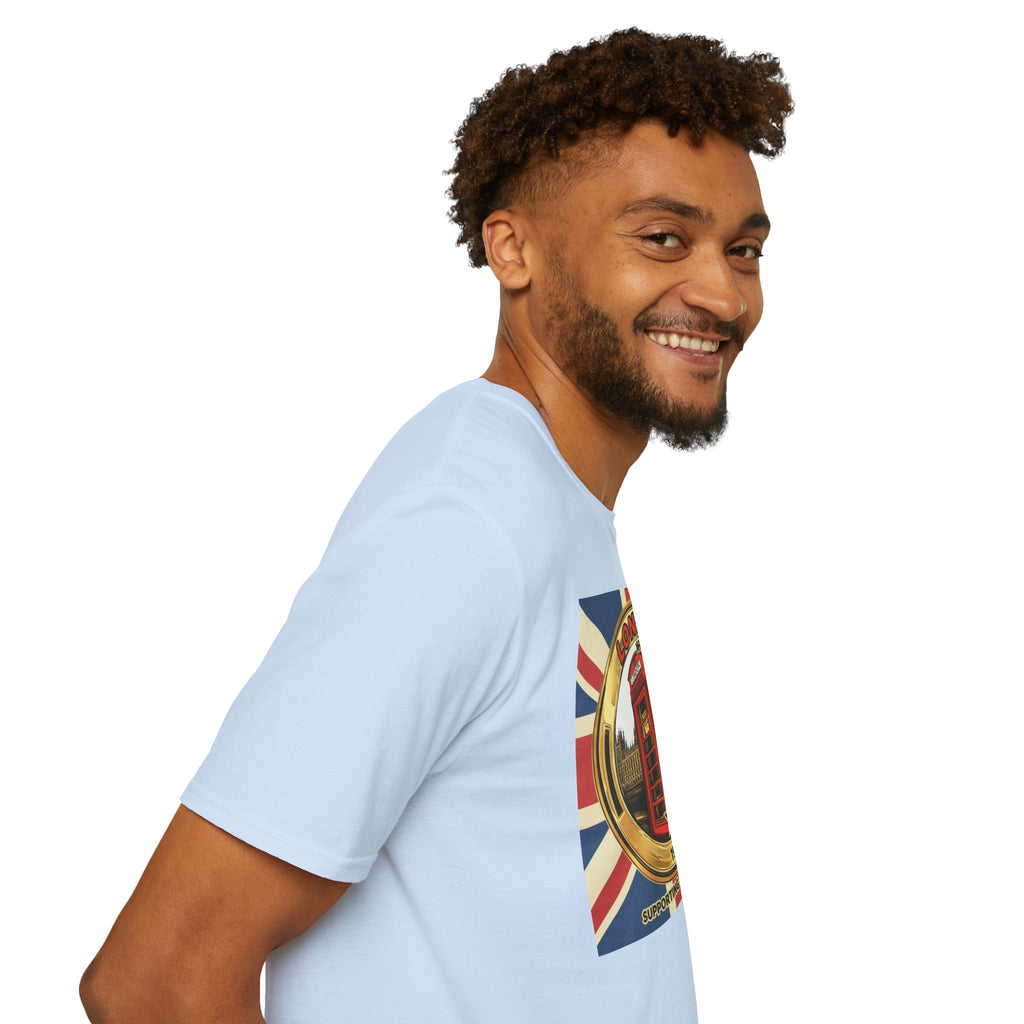 London Phone Booth T-Shirt World Cup 2026 — Vintage Union Jack Travel Supporters Tee