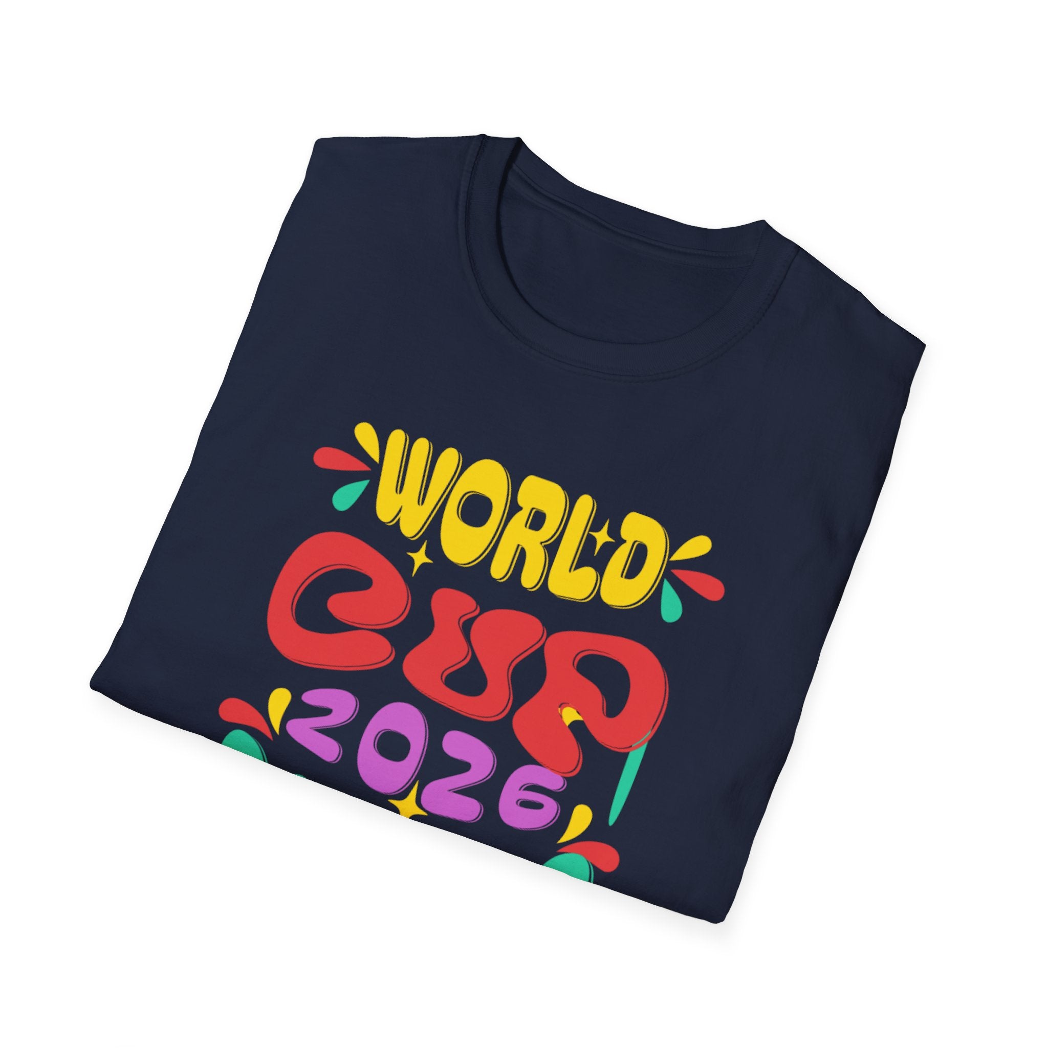 World Cup 2026 Dallas T-Shirt — Colorful Retro Soccer Fan Tee