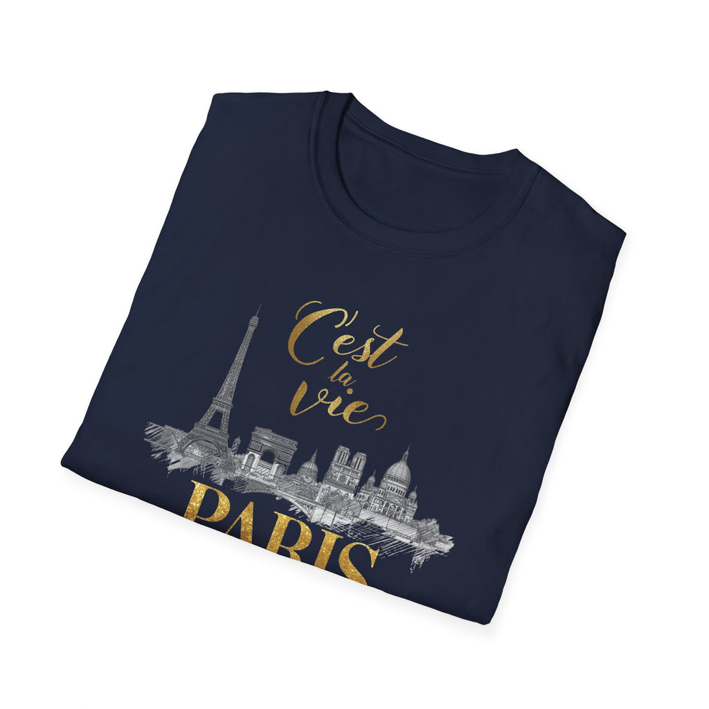 Paris Skyline T-Shirt | C'est la Vie Paris Graphic Tee