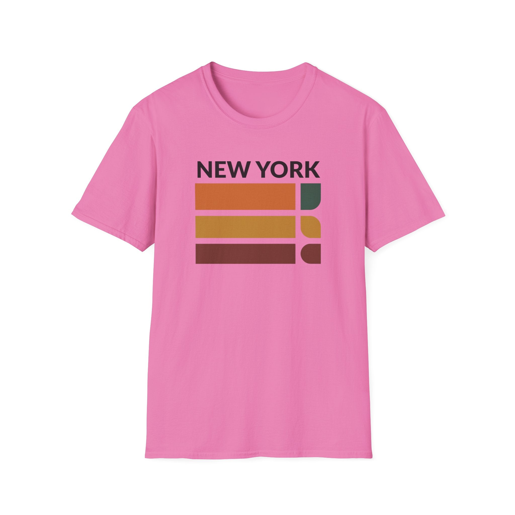 Chicago Retro Stripes T-Shirt | Vintage City Skyline Tee