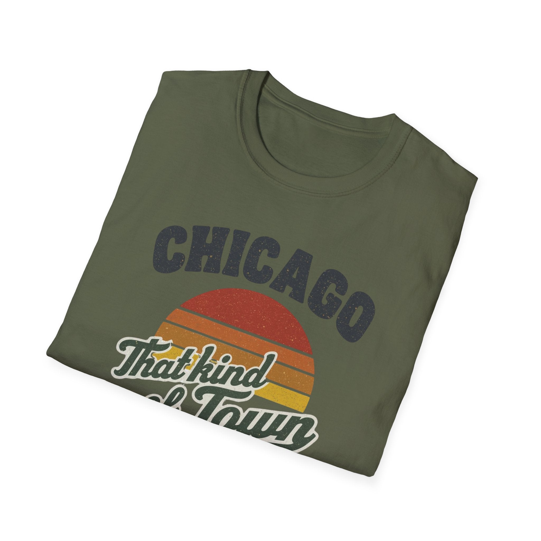 Chicago That Kind of Town T-Shirt — Retro Sunset City Tee