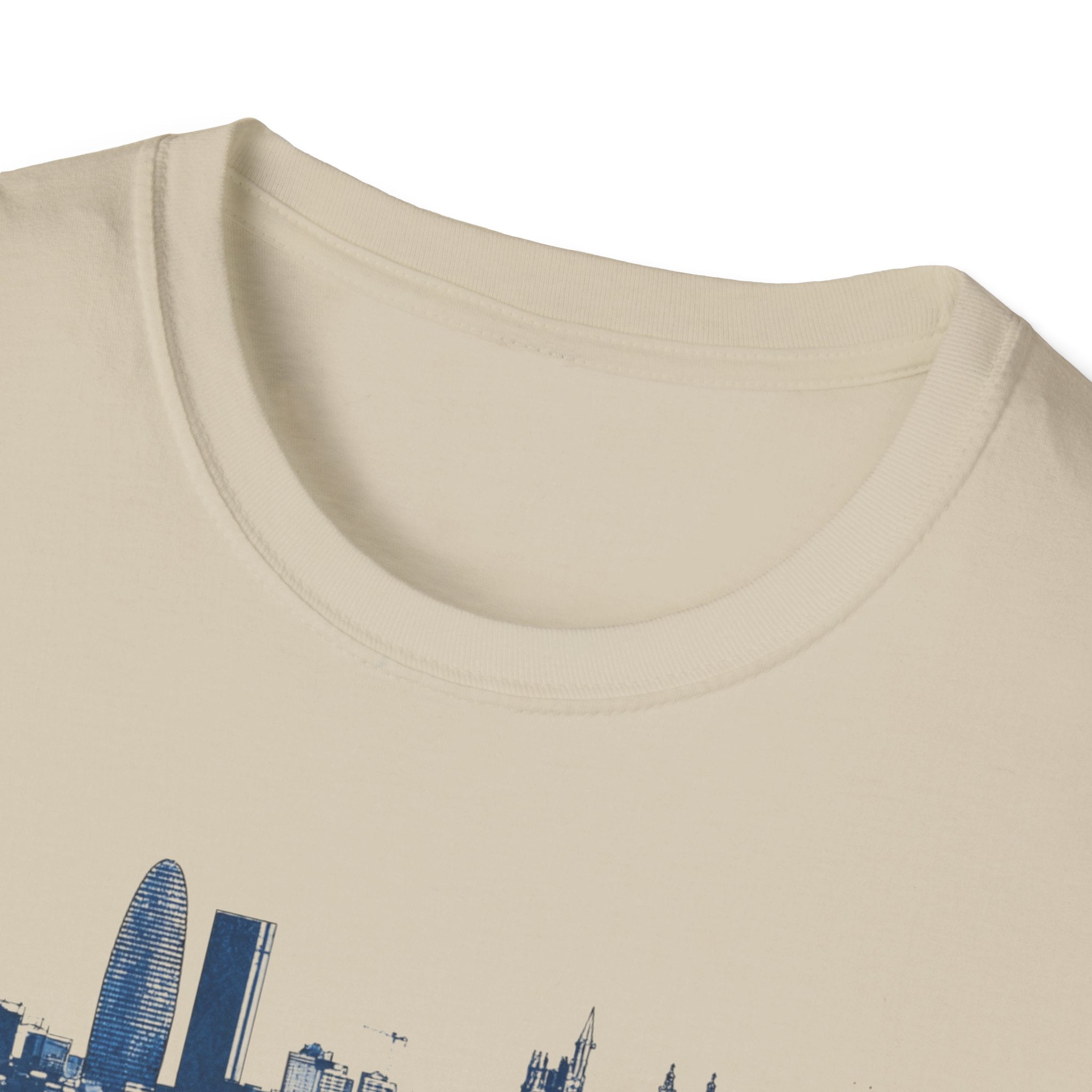 Barcelona skyline paint splash T-Shirt | Spanish city travel tee