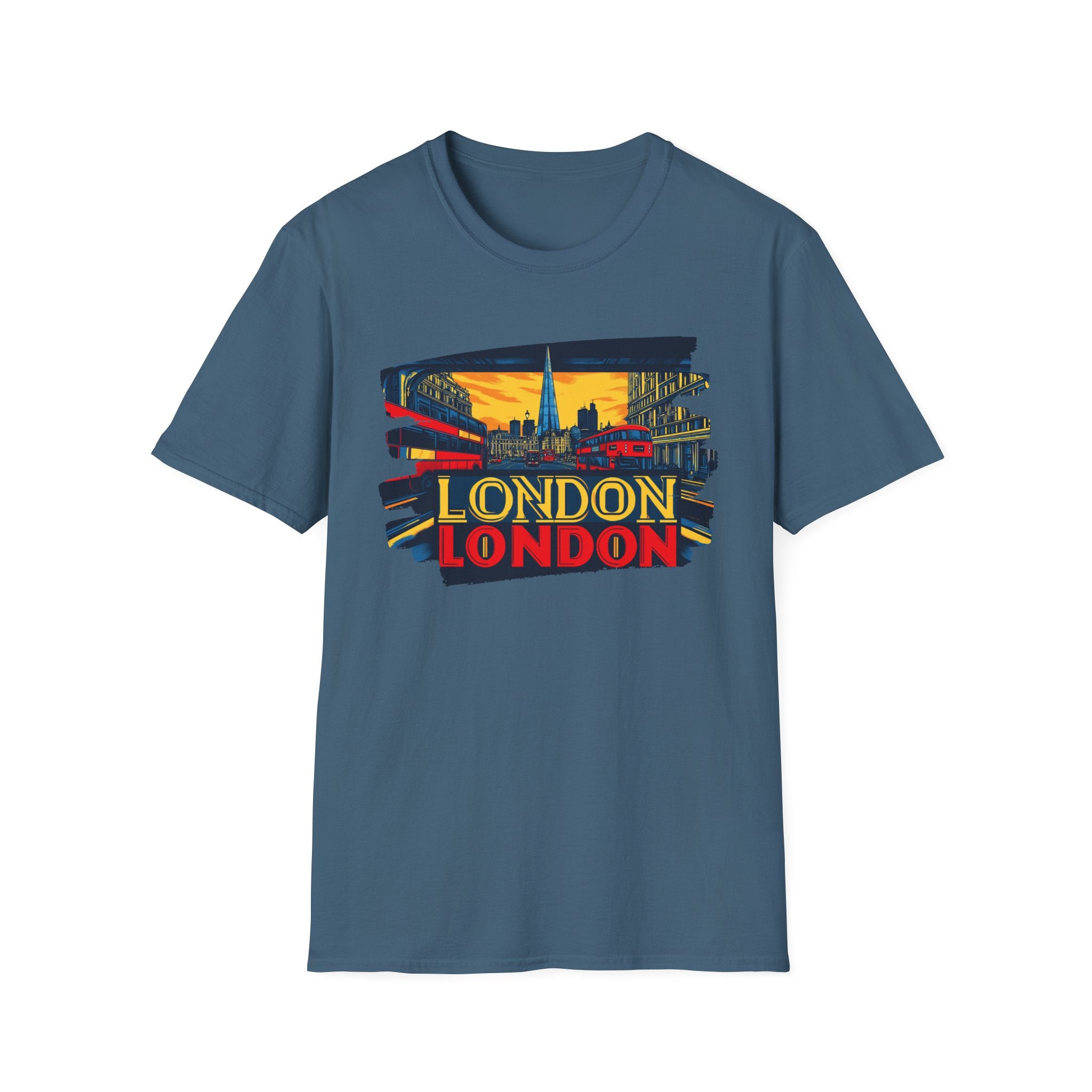London Skyline Graphic T-Shirt | Retro Cityscape London Tee