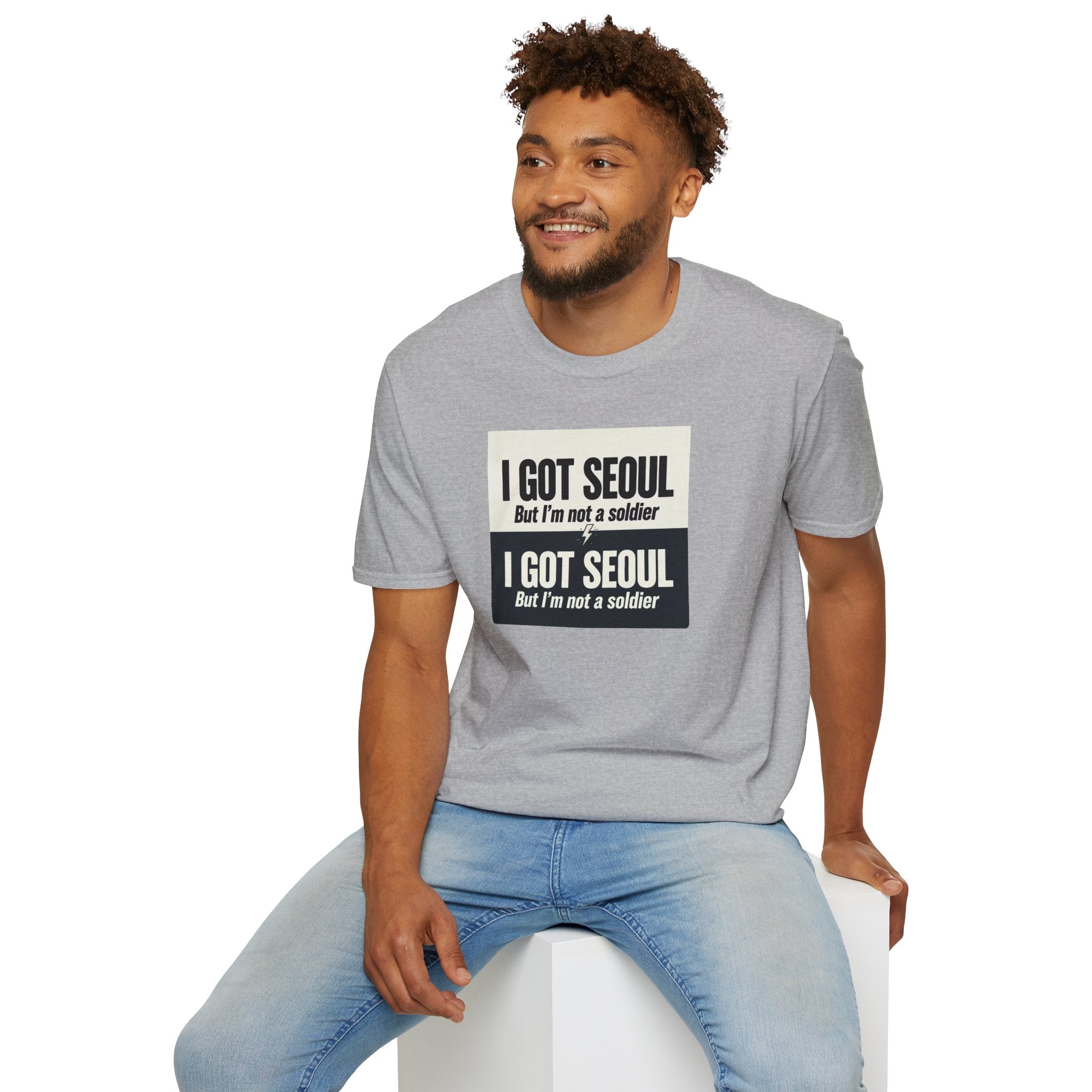 I Got Seoul But I'm Not a Soldier T-Shirt – Seoul Travel Souvenir Tee