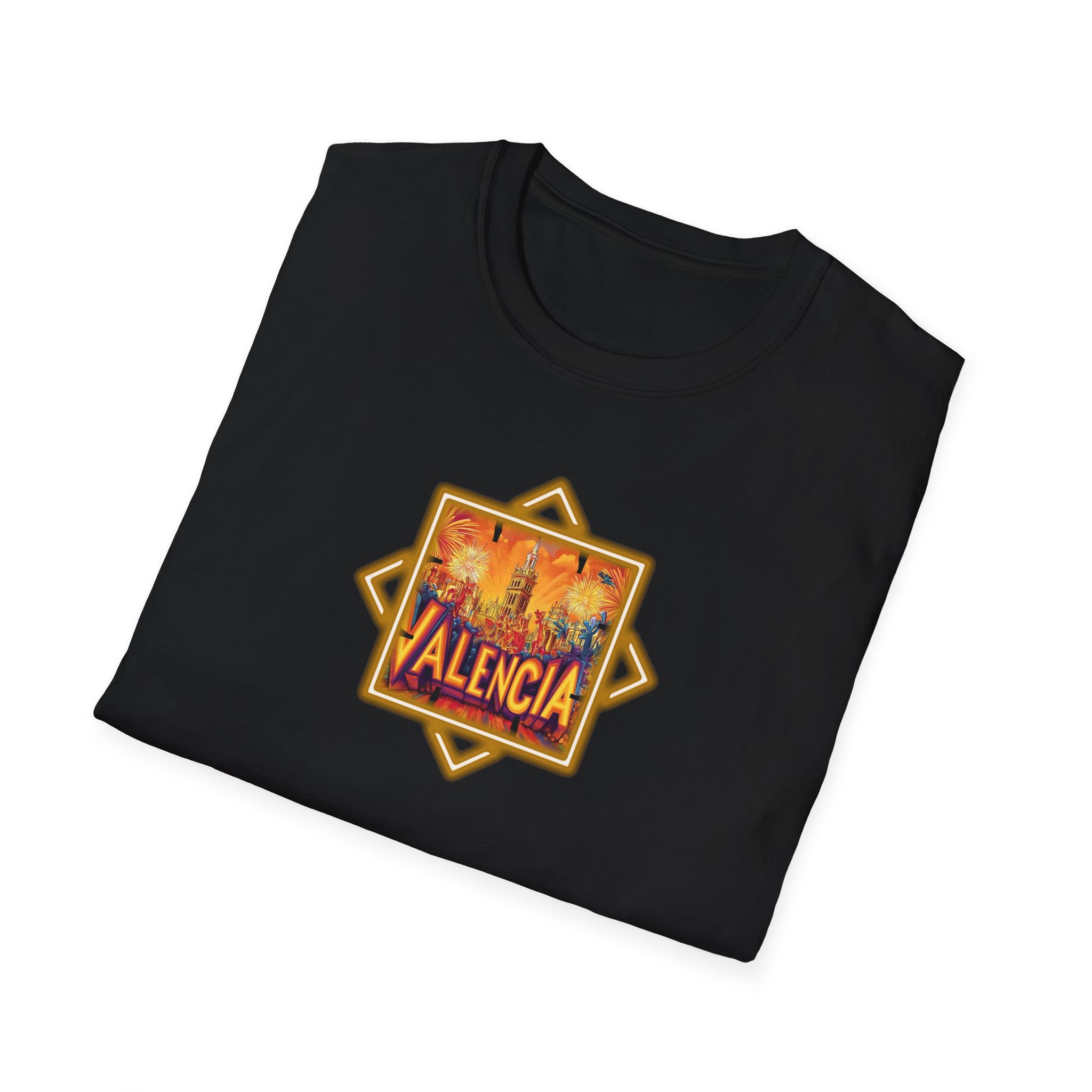 Valencia Sunset Badge T-Shirt | Spanish City Travel Tee