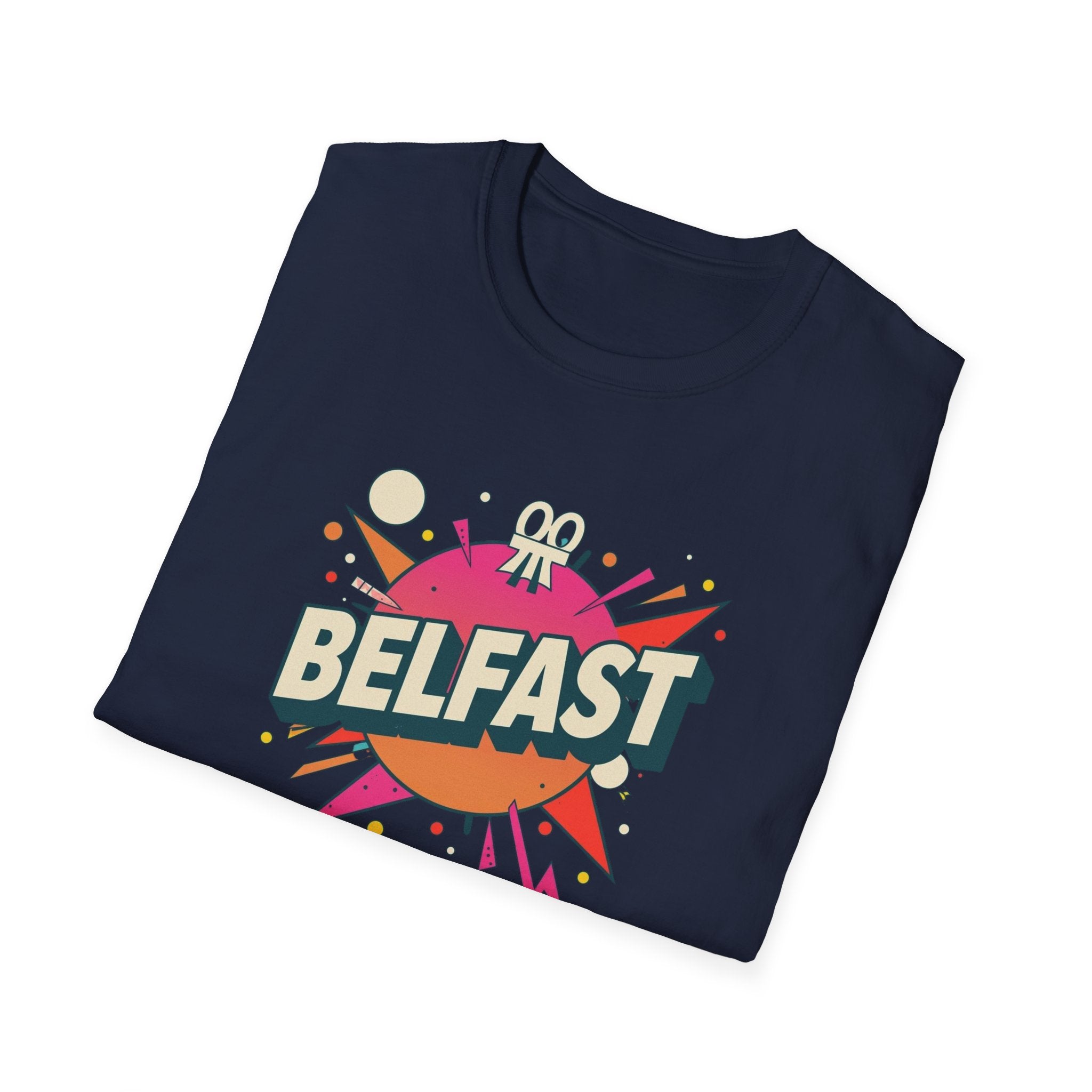 Belfast Retro Pop Art T-Shirt — Vintage City Graphic Tee