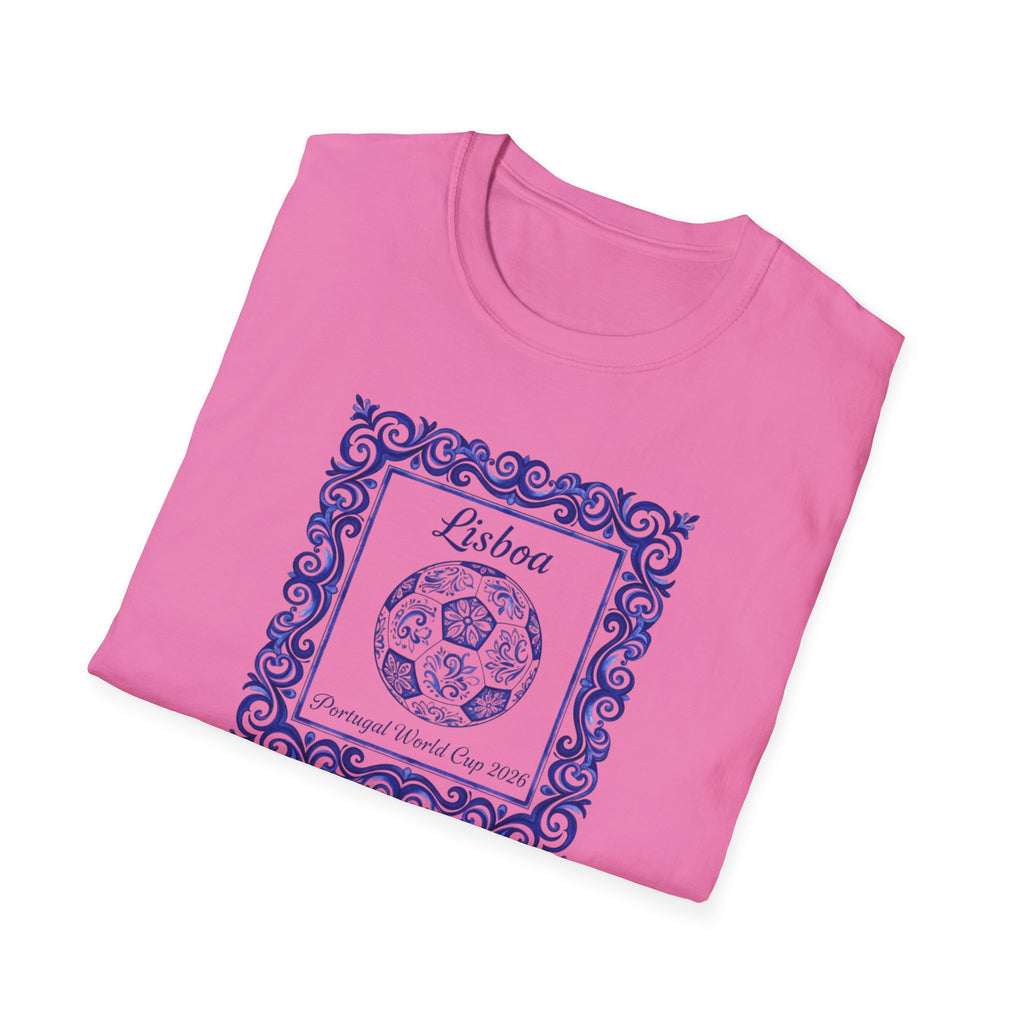 Lisboa Azulejo T-Shirt — Portuguese Tile Vintage Travel Tee