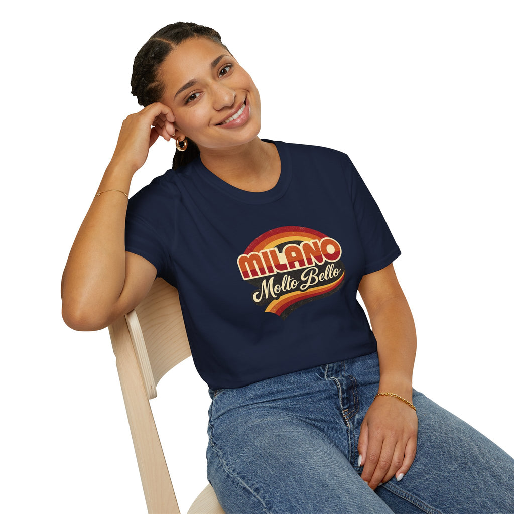 Milano Molto Bello Retro T-Shirt — Vintage Italian Graphic Tee