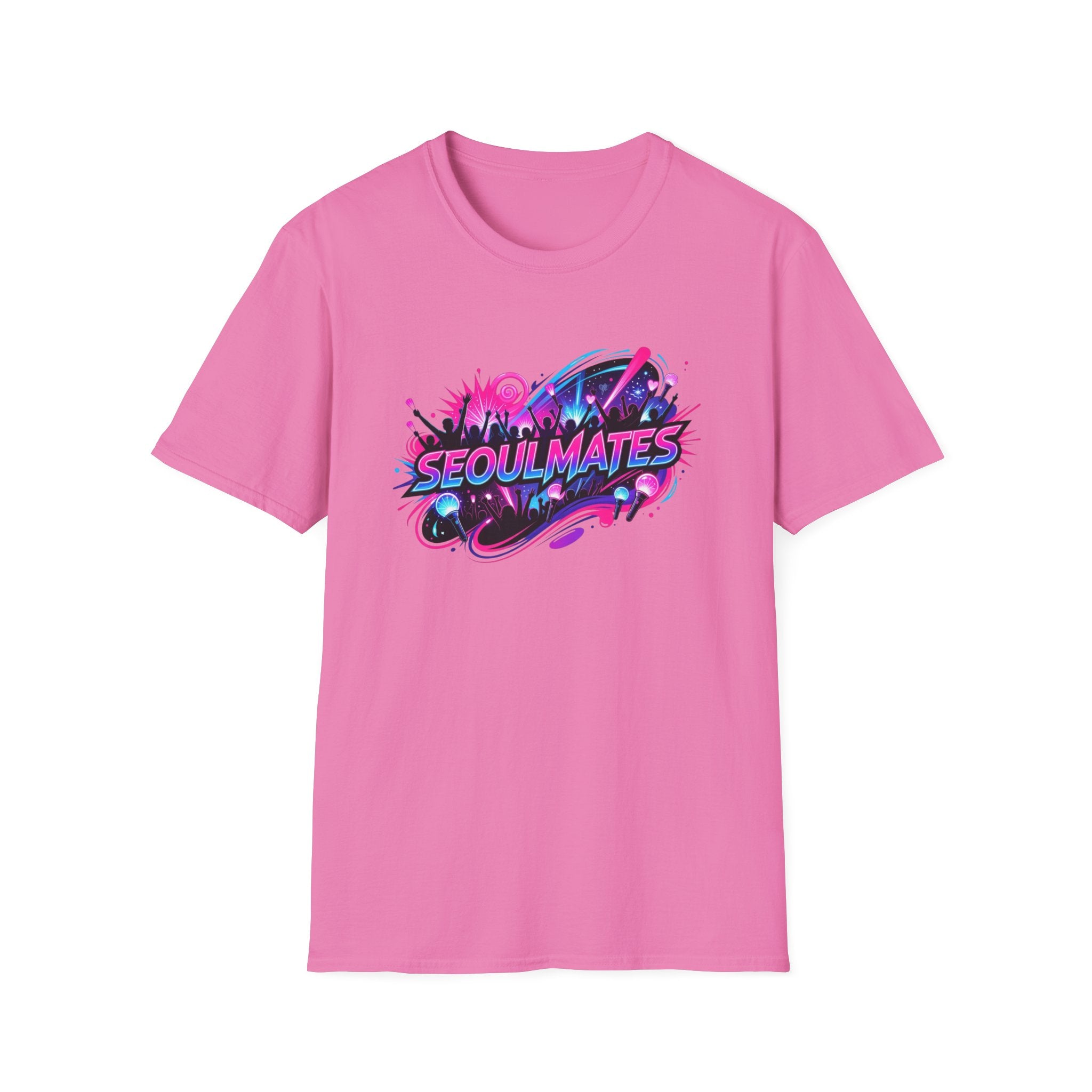 Seoulmates Graphic T-Shirt — Neon K-Pop City Vibe Tee