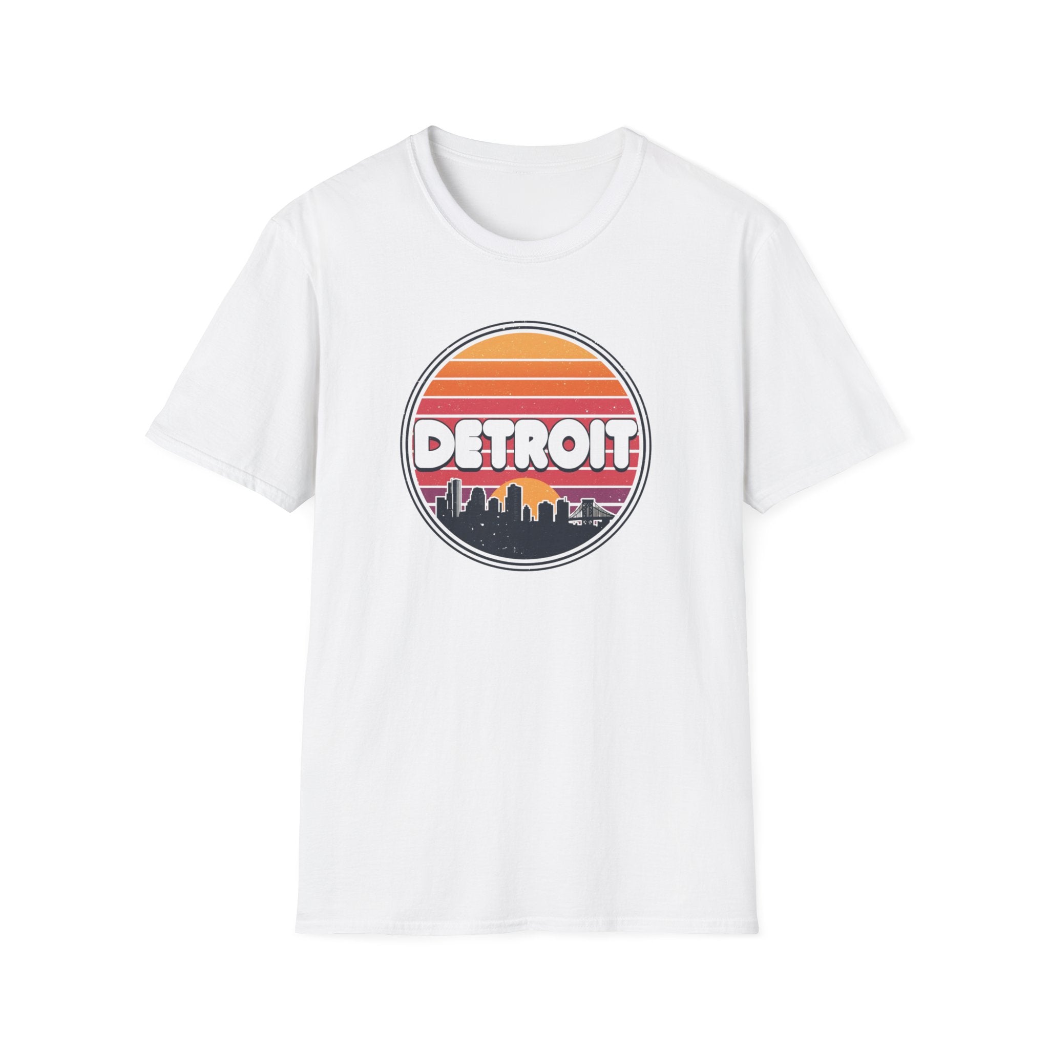 Detroit Sunset Skyline T-Shirt