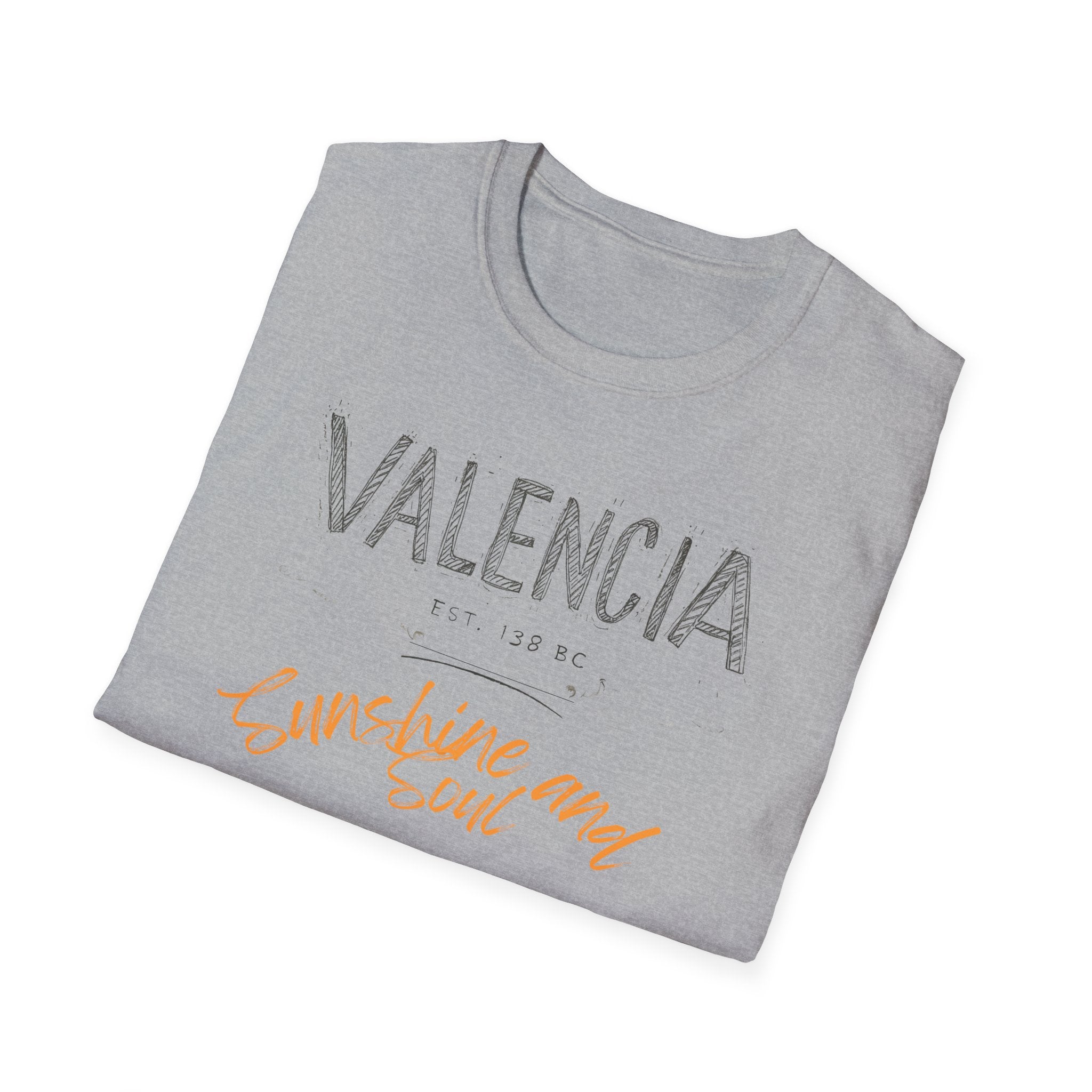 Valencia Sunshine and Soul T-Shirt — Retro Coastal Graphic Tee