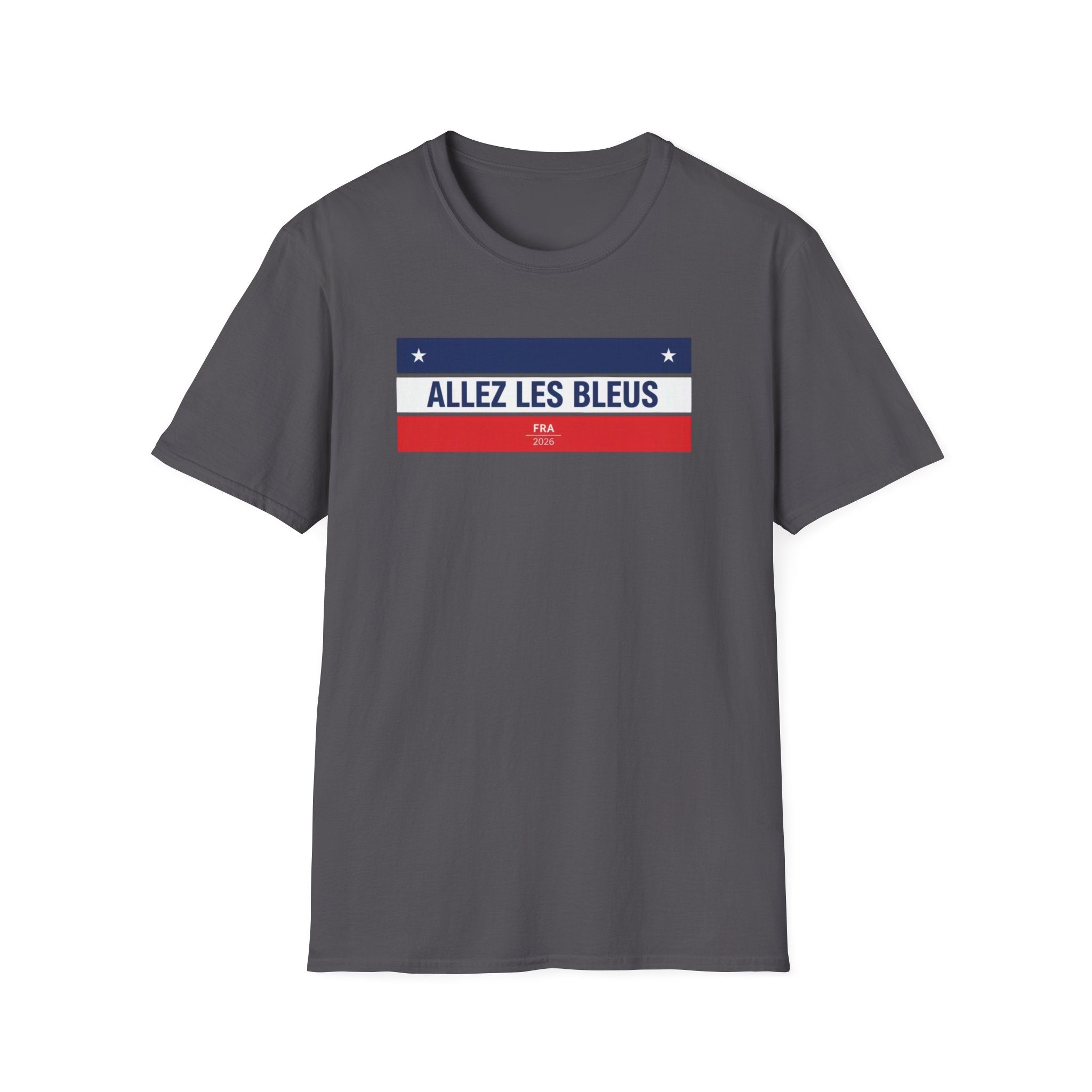 T-Shirt — Allez Les Bleus French Flag Soccer Supporter Tee