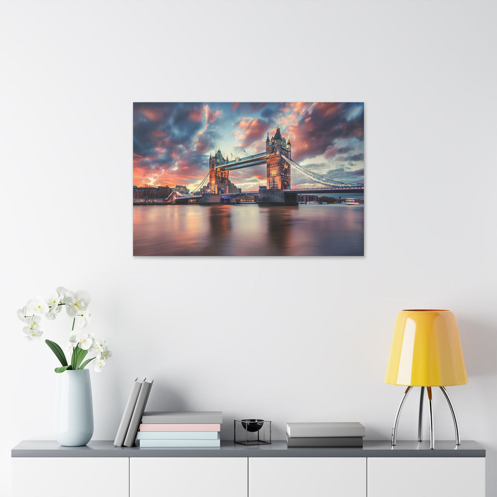 Tower Bridge Sunset Canvas