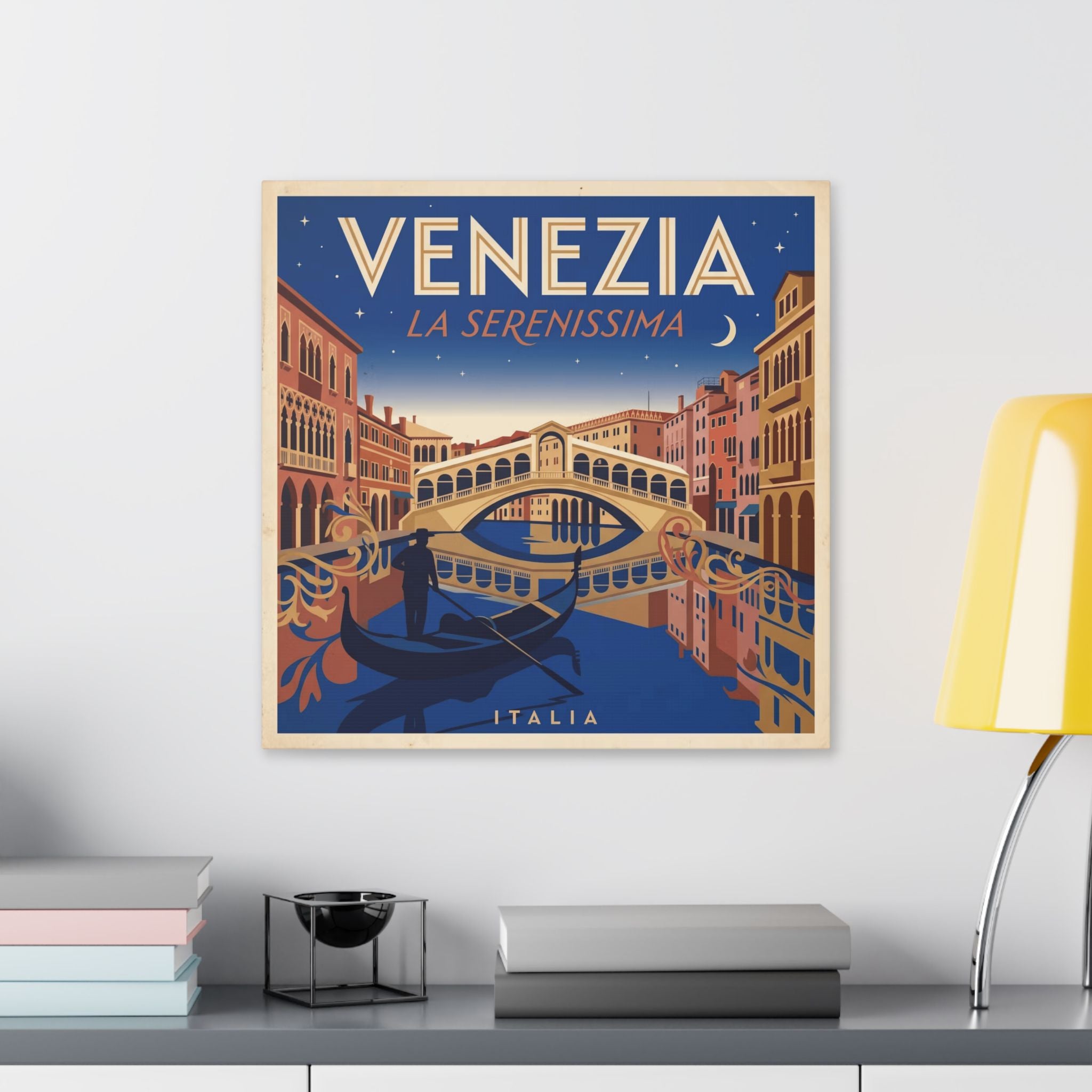 Venezia La Serenissima Stretched Canvas Art