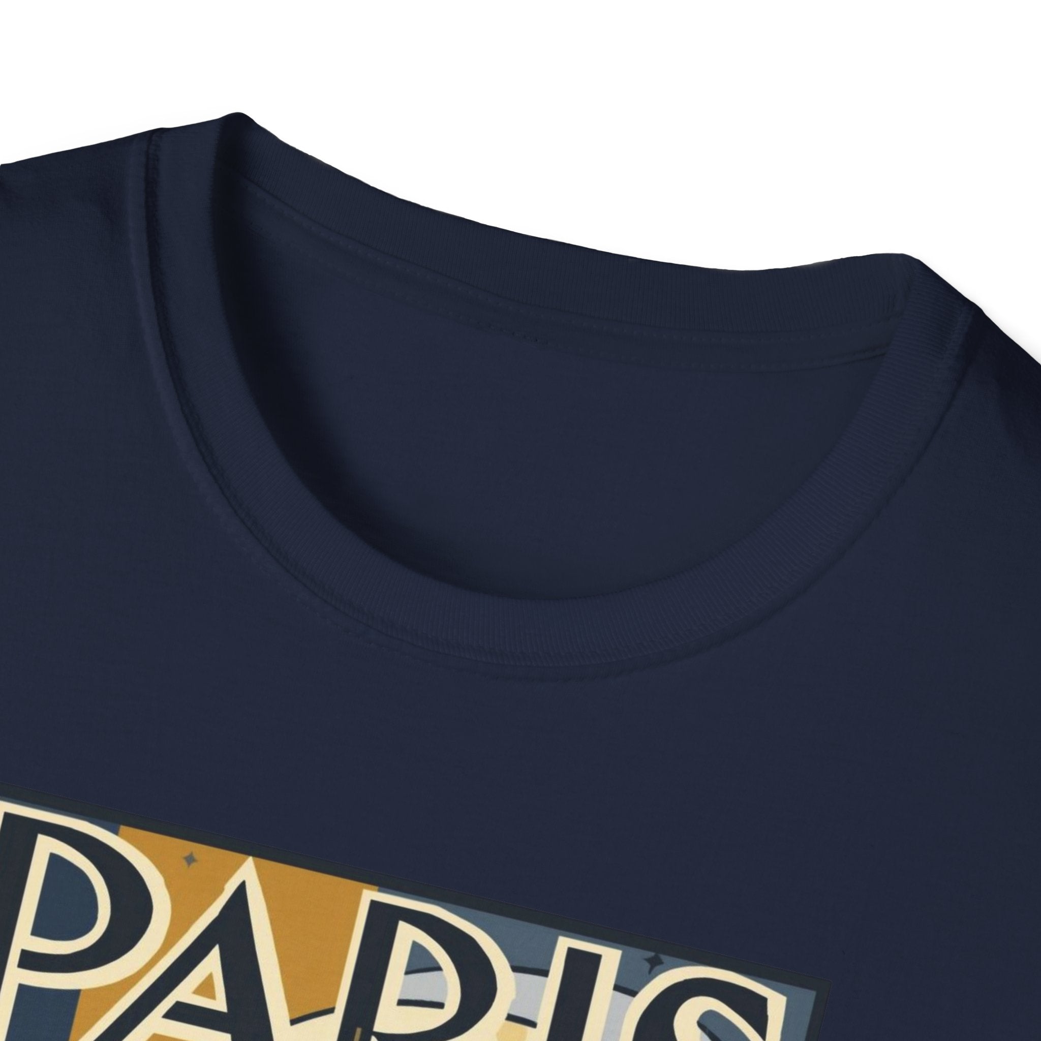 Paris Travel Poster T-Shirt — Retro Art Deco Cityscape Tee