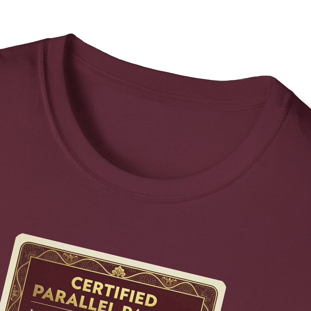 Vintage Airplane T-Shirt — "Certified Parallel Parker" Retro Pilot Tee