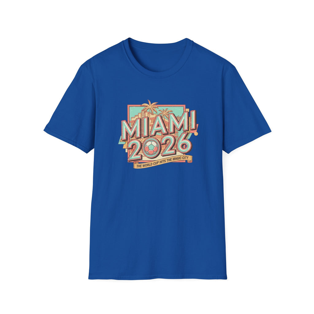 Miami 2026 Retro Palm Beach T-Shirt
