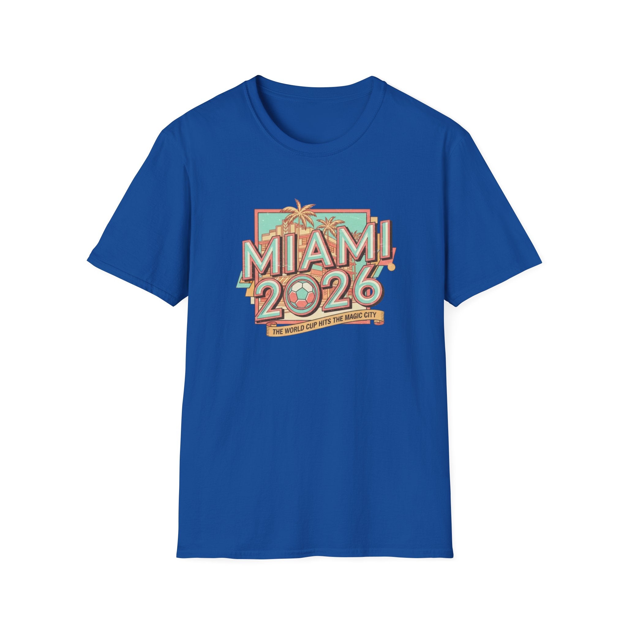 Miami 2026 Retro Palm Beach T-Shirt