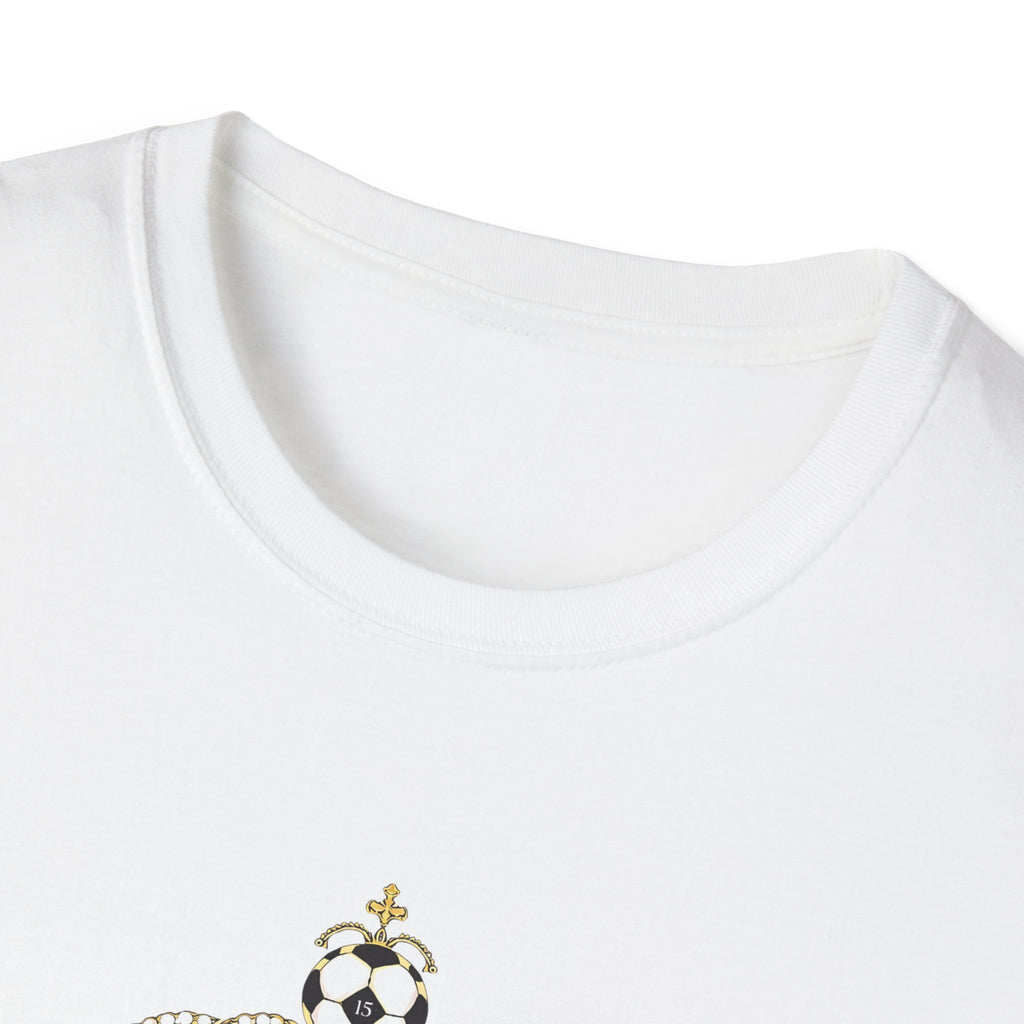 Crown with Soccer Ball Hala Madrid T-Shirt | Football Fan Tee