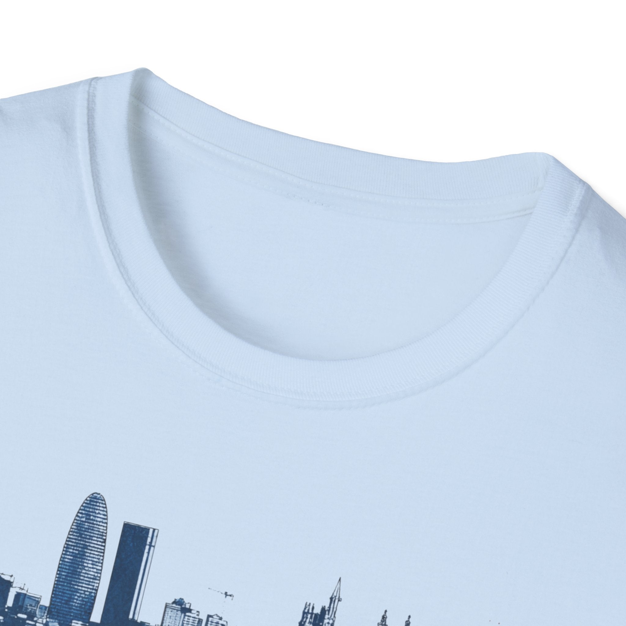 Barcelona skyline paint splash T-Shirt | Spanish city travel tee