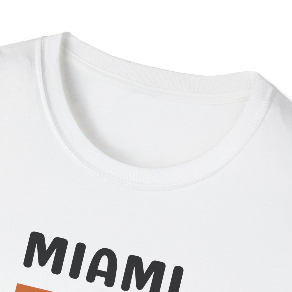 Miami Retro Stripes T-Shirt | Vintage Sunset Bars Tee