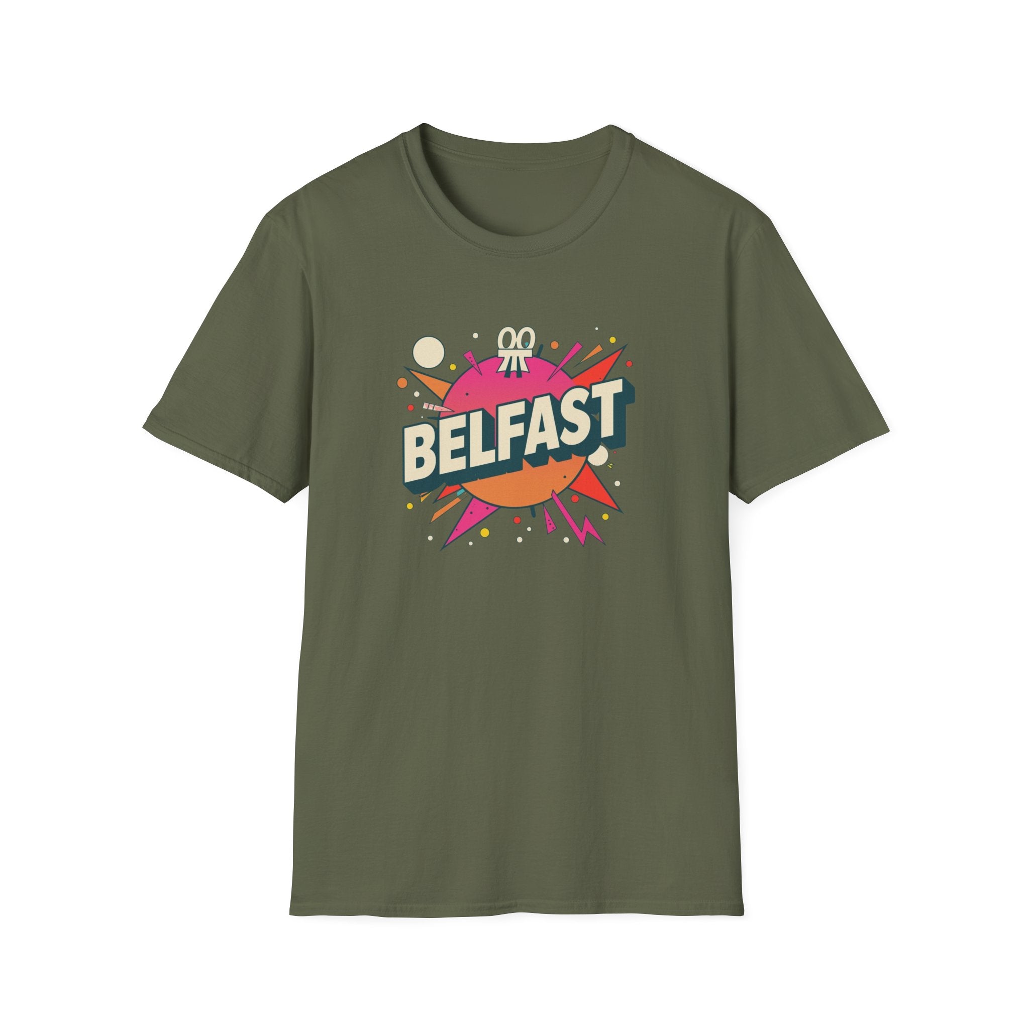 Belfast Retro Pop Art T-Shirt — Vintage City Graphic Tee