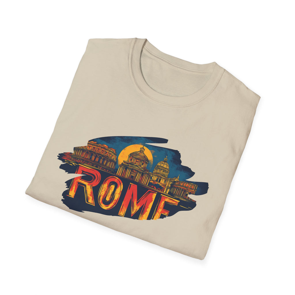 Rome skyline graphic T-Shirt | Rome travel cityscape tee