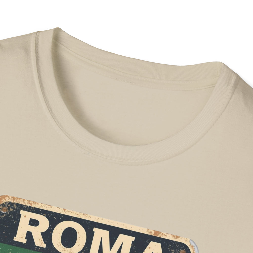 Roma Vintage Italy T-Shirt — "Honk If You Like Silence" Retro Rome Tee