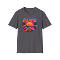 Miami Caliente Sunset T-Shirt — Vintage Palm Beach Vacation Tee
