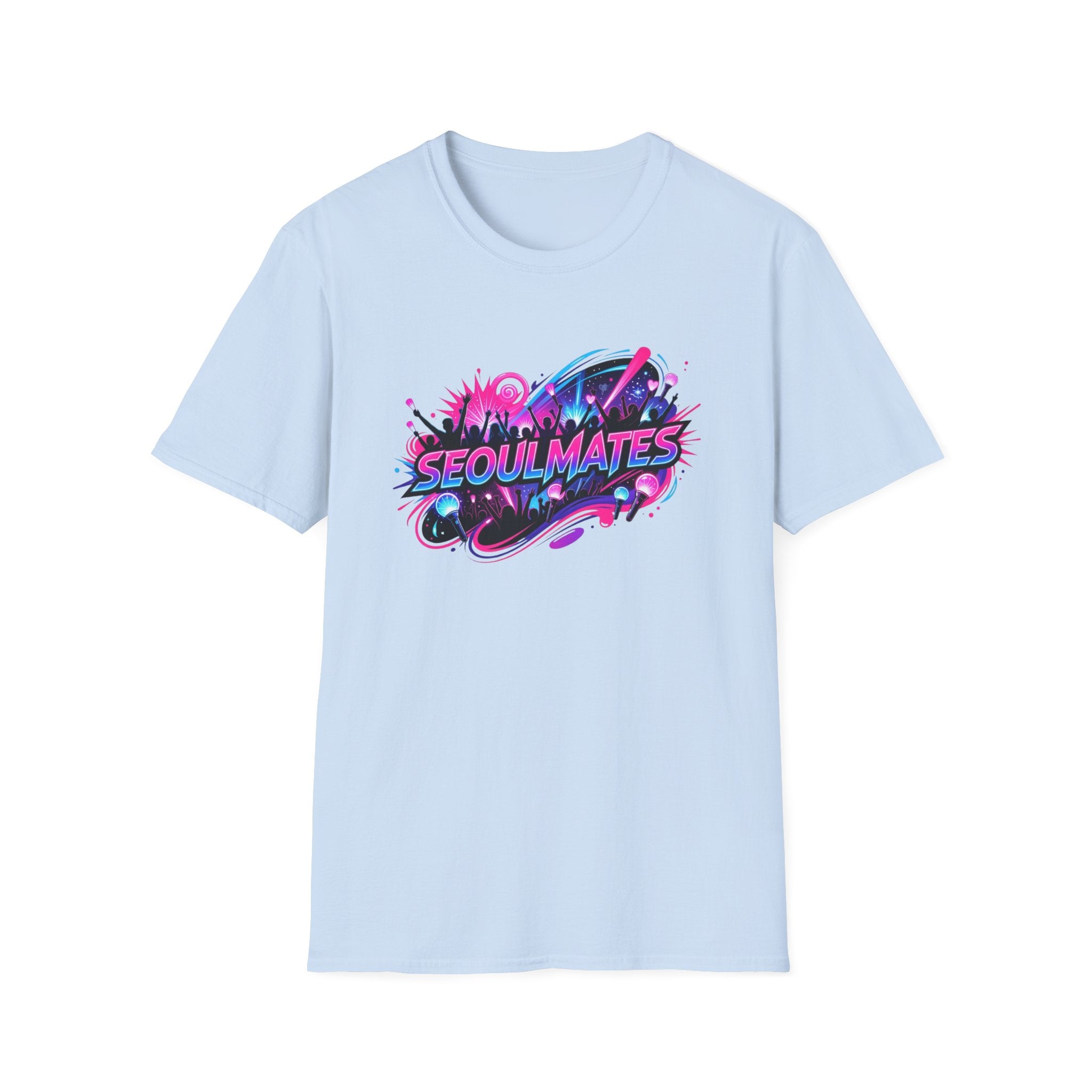 Seoulmates Graphic T-Shirt — Neon K-Pop City Vibe Tee