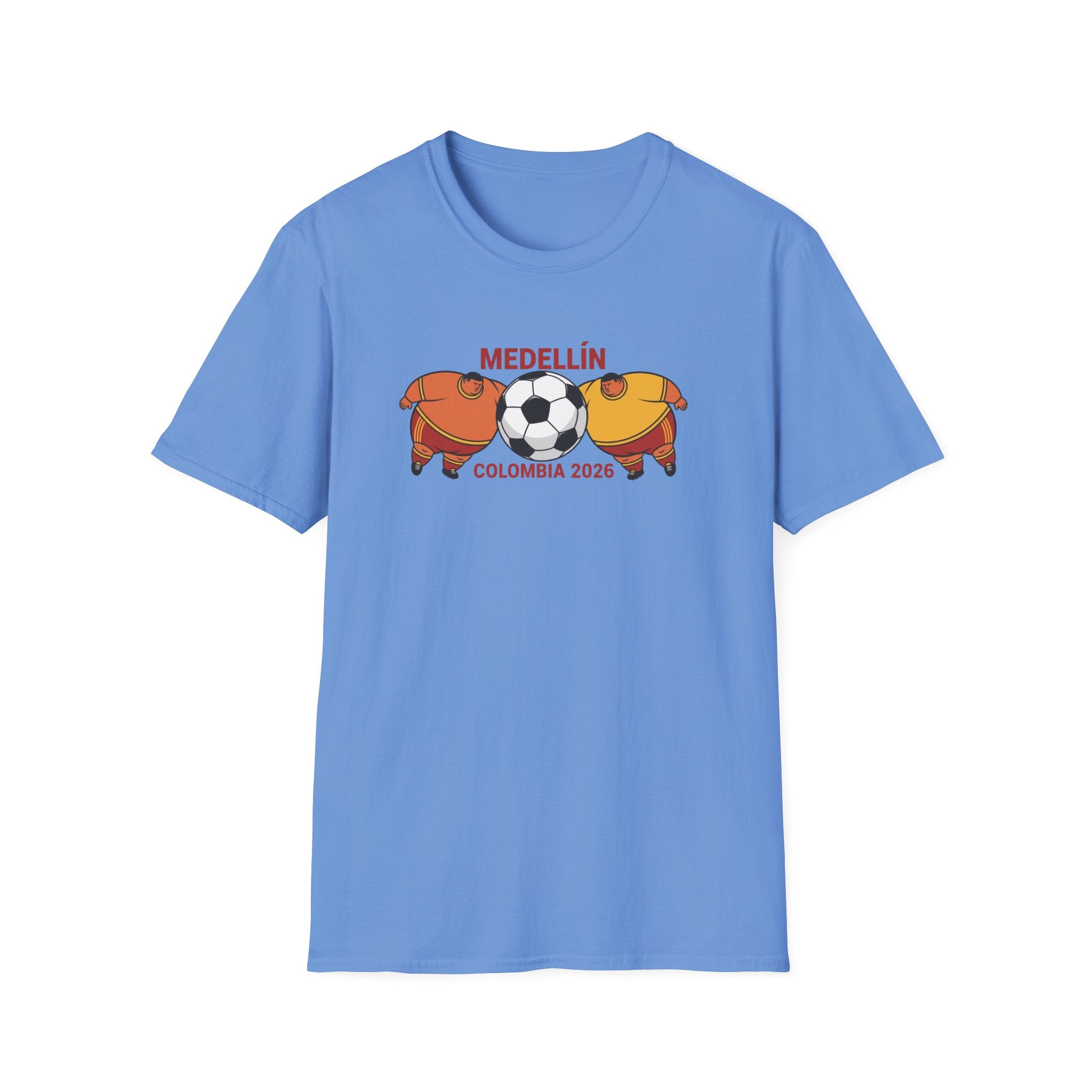Medellín Colombia 2026 Soccer T-Shirt – Football Dolphins Graphic Tee