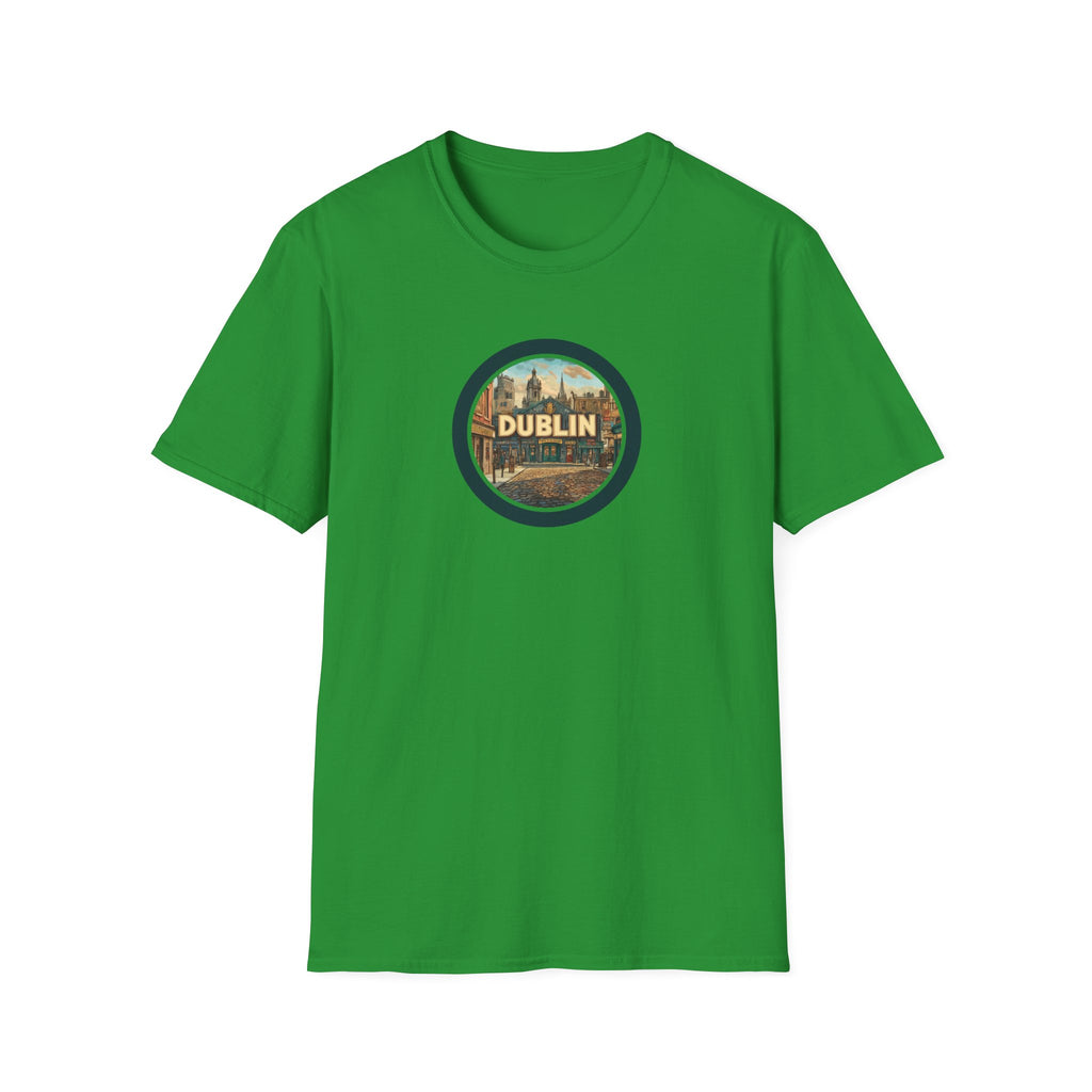 Dublin Vintage Cityscape T-Shirt | Ireland Travel Souvenir